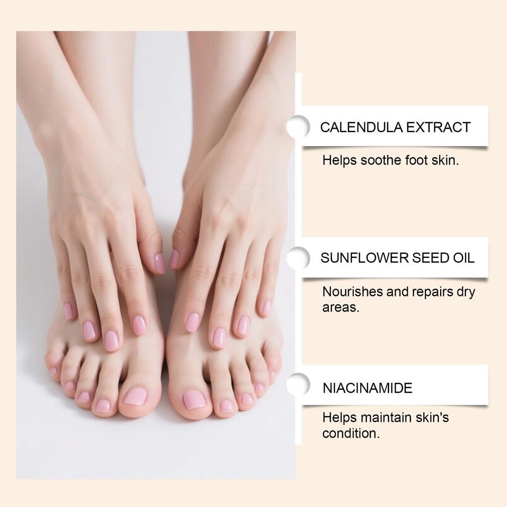 OCEAURA Foot Care Cream Deeping Hydration Nourishing Epidermis Relieve Dryness Soothe Skin Repair Cracks Foot Moisturizing Cream