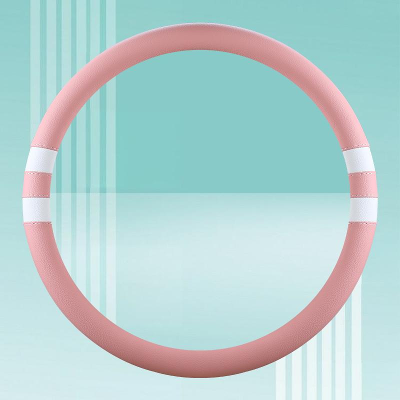 Car Steering Wheel Cover for Women Girls Universal 14.5-15 Inch, Breathable , Non-Slip, Car Interior Accessories for Most Cars