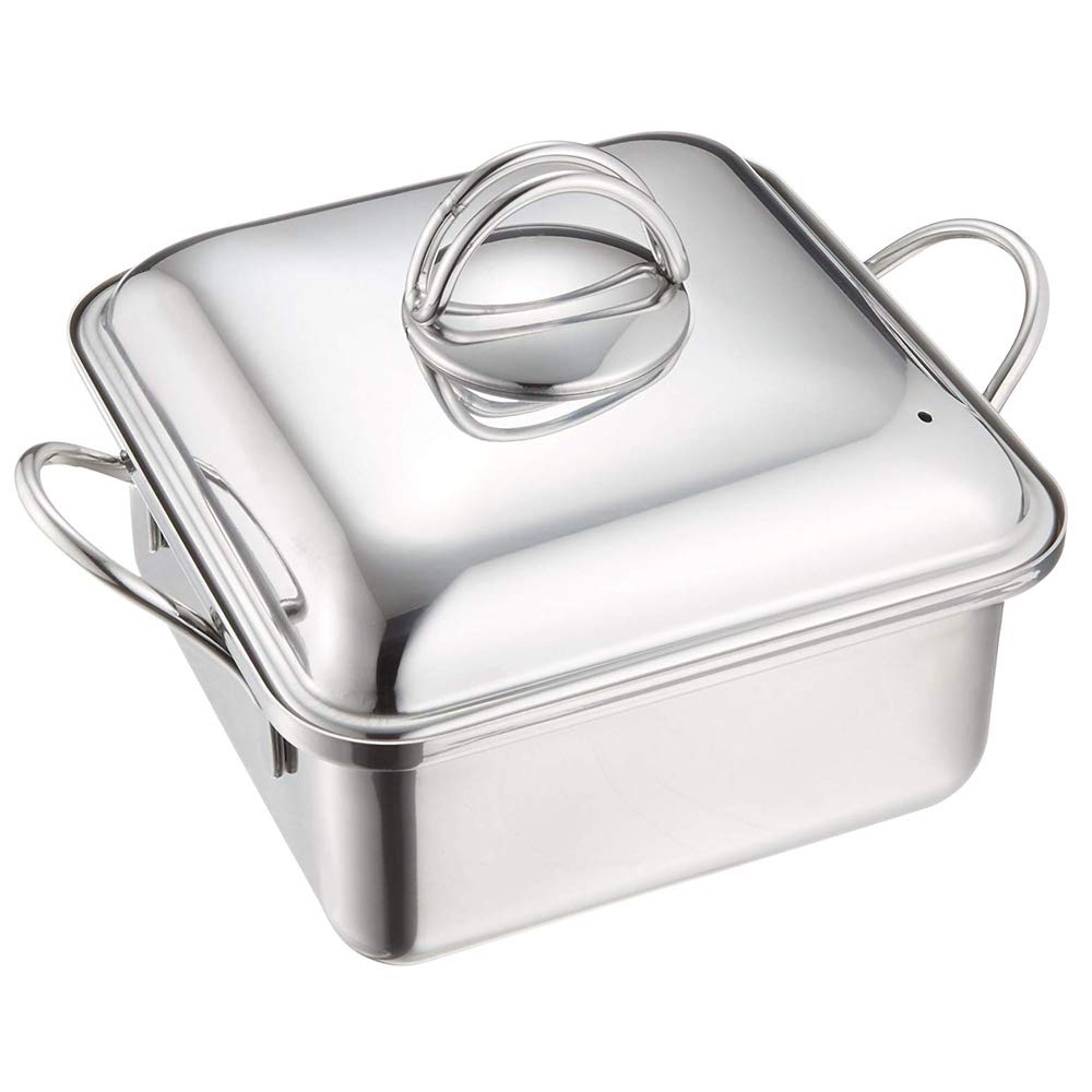 Kai Corporation Stainless Steel Steamer Basket Pot, 19cm, by Wakiya Tomoyuki, Made In Japan