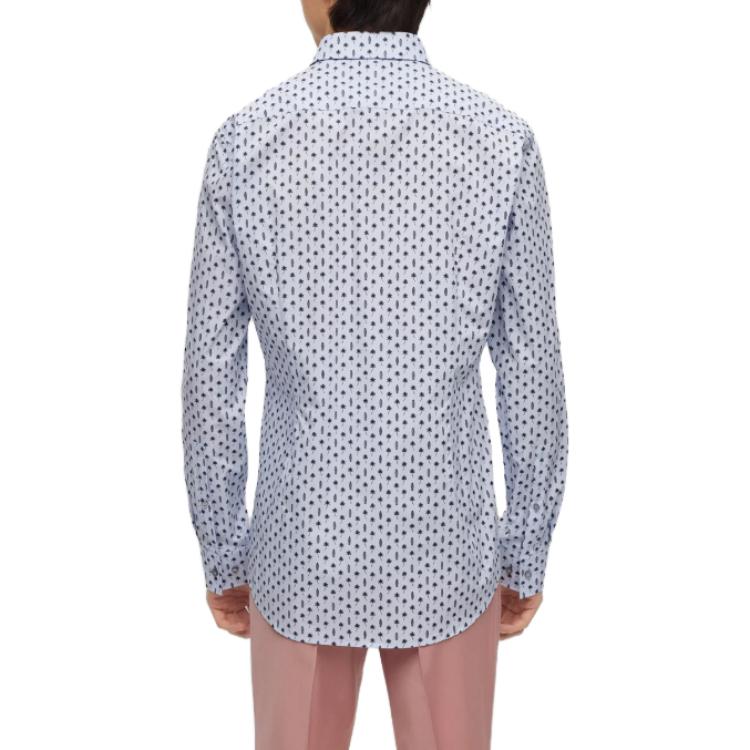 HUGO BOSS Shirts Men's Blue Moderate 50490098-036
