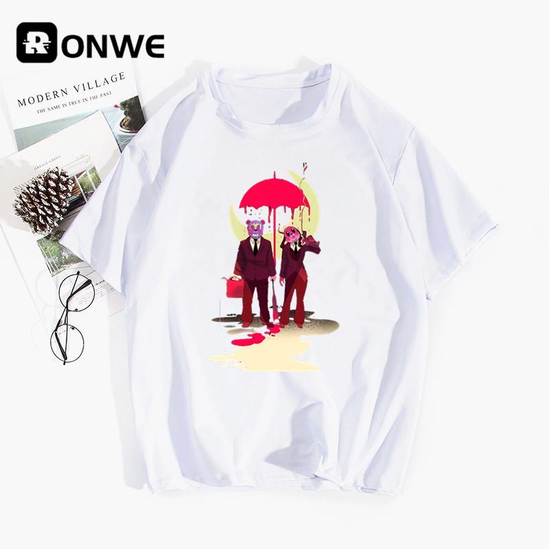 The Umbrella Academy Cha Cha Diego Vanya Luther Women T Shirts Gril Short Sleeve Casual Tops