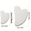1/3/5/8pcs mix Stainless Steel Facial Scraping Tool Metal Scraper for Light Coffee Color Care Used for Body and Eye Massage