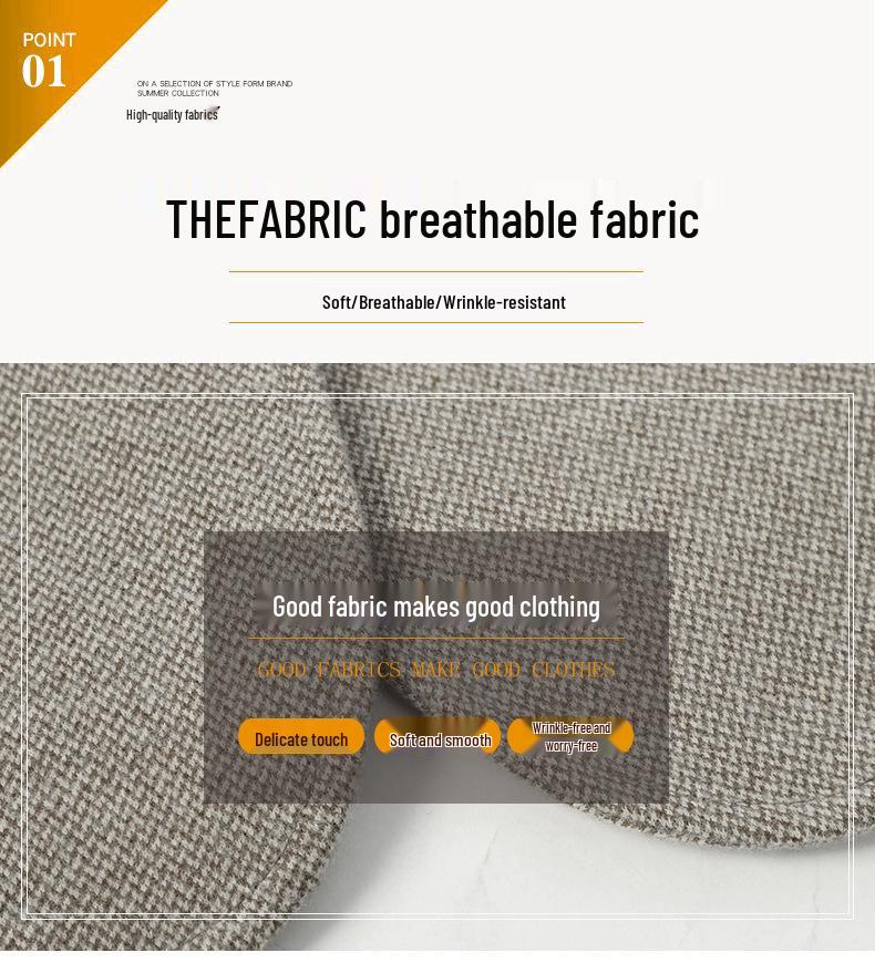 2024 Men's Business Casual Suit: Breathable, Comfortable Autumn/Winter Fashion Coat.