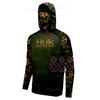 HUK Fishing Shirts UPF 50 Long Sleeve Hooded Face Cover Clothing Quick Dry Sweatshirts Breathable UV Protection Fishing Jerseys