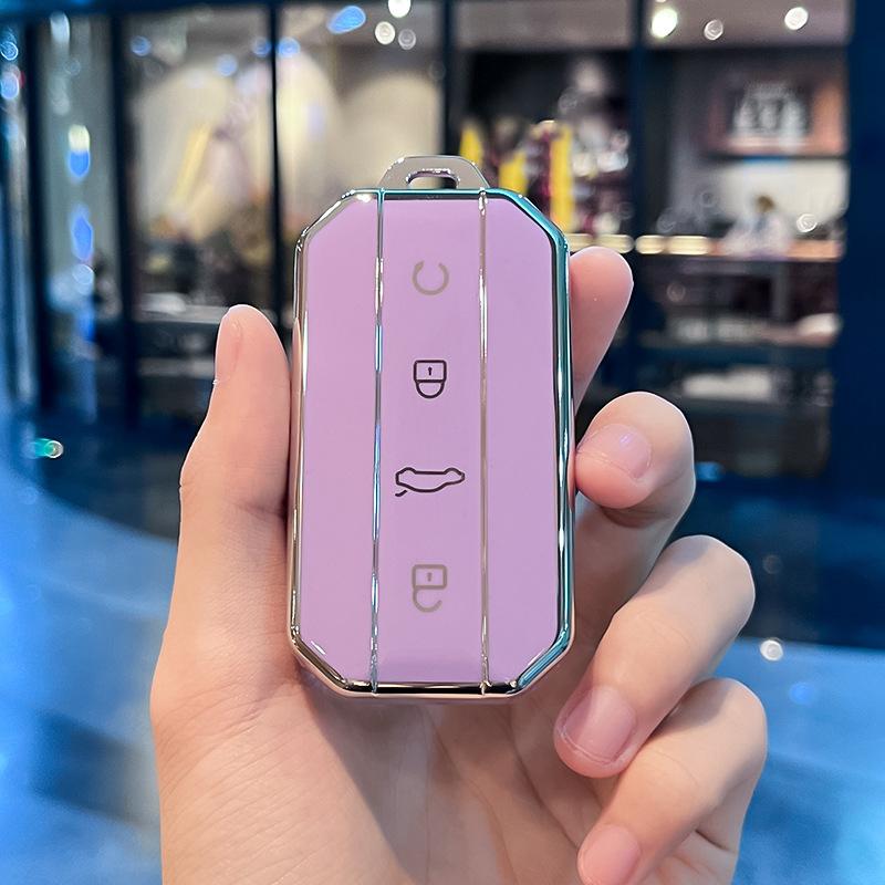 Tpu Car Key Case Cover Keychain Accessories For Chery Jaecoo J5 J7 Auto Protection Keyless Shell Bag Housing Holder
