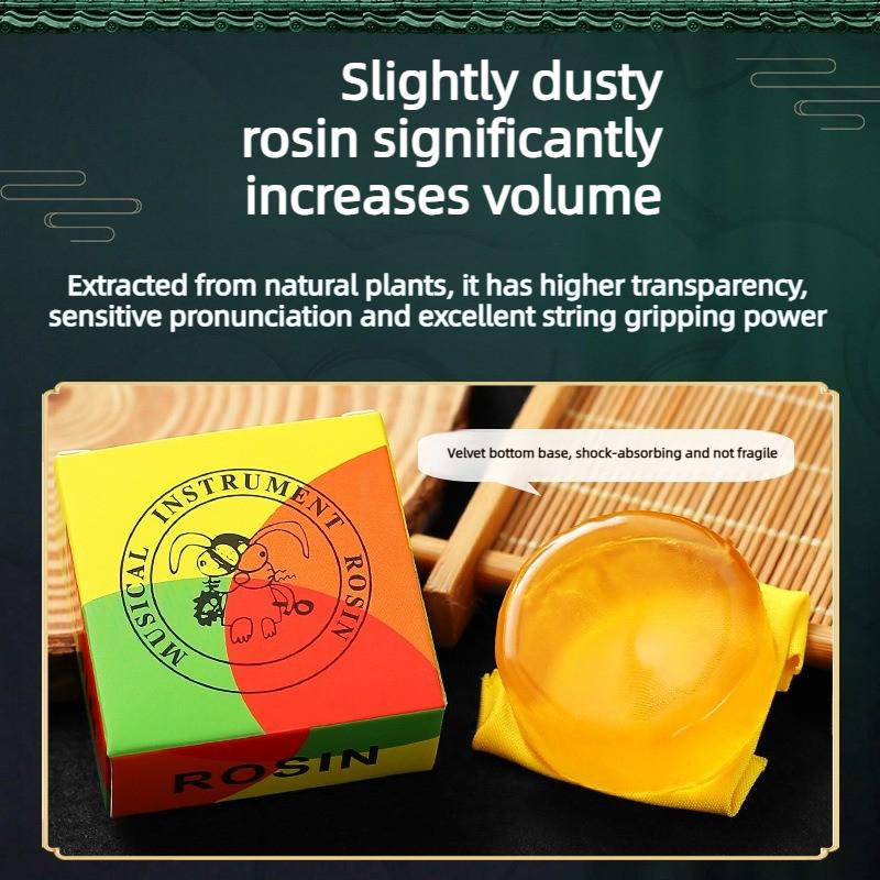 Violin Rosin Low Dust String Instrument Accessory for Erhu and Violin Care Professional Violin Universal Instrument Accessories