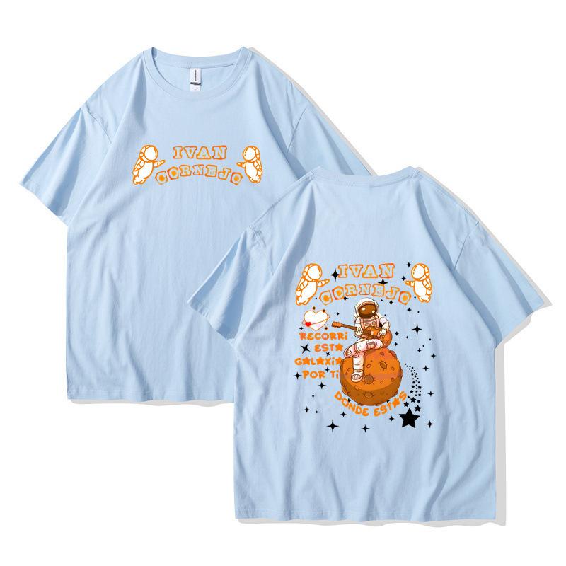 Grenzüberschreitender Außenhandel Kurzarm-T-Shirt-Druck Ivan Cornejo Sale Para Ser Feliz Herren und Damen Freizeit