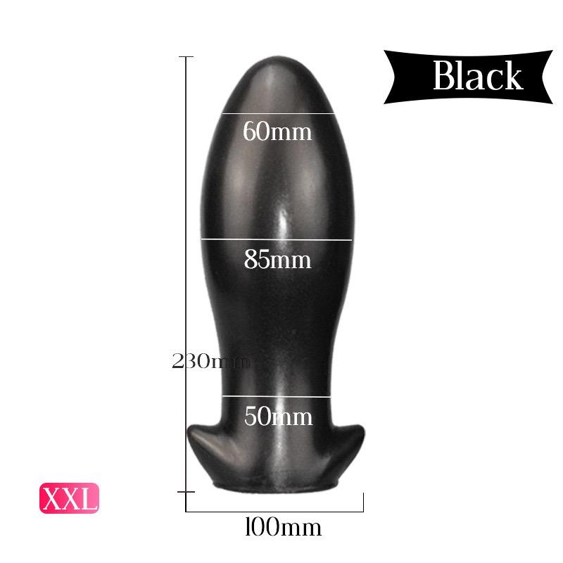 XXL Silicone Plug, Huge Soft Liquid Silicone Design with Comfort Base, Flexible Large Size Toy for Couples, Multiple Sizes Available