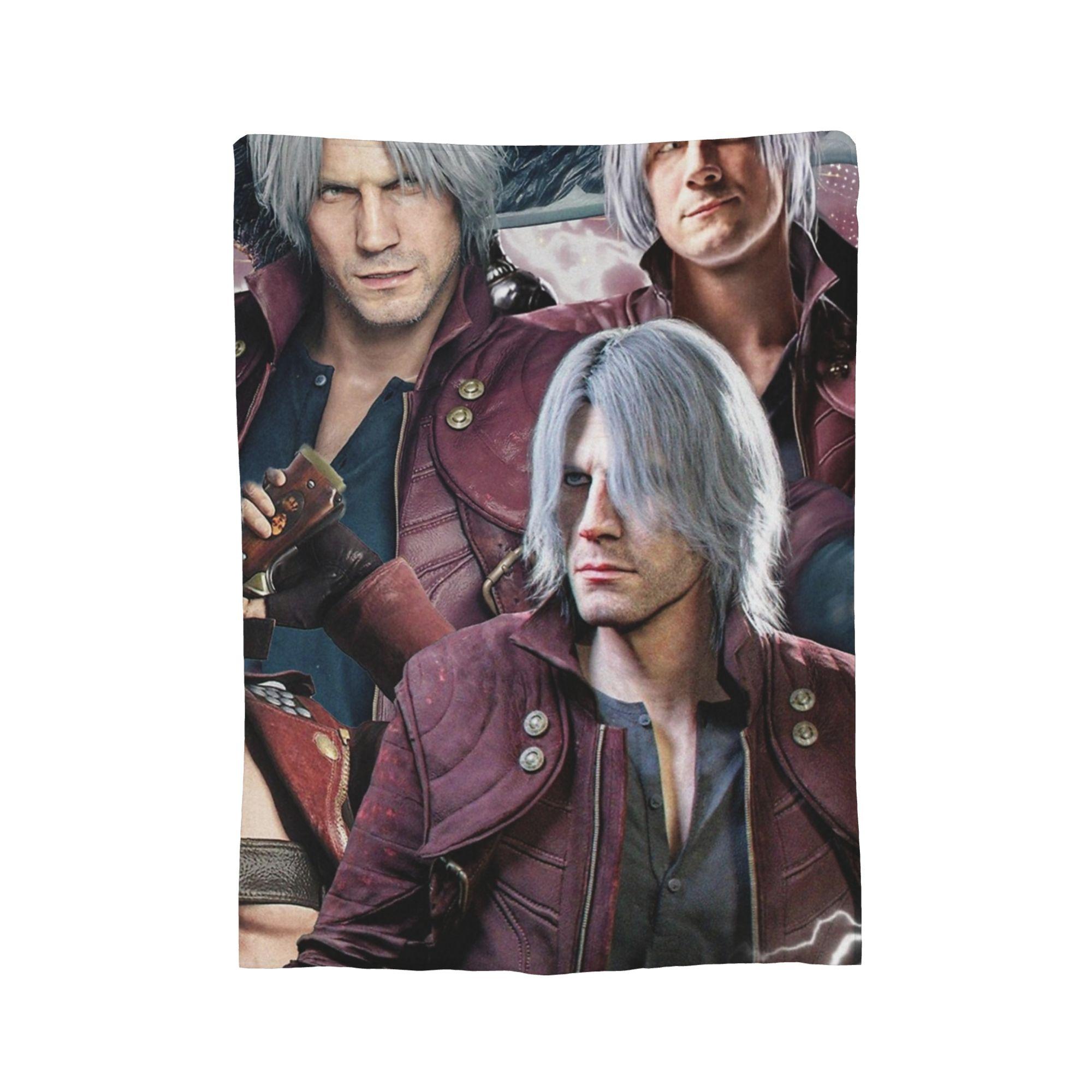 

Dante Game DMC Devil May Cry Blankets Velvet Summer Multi-function Soft Throw Blanket for Home Car Bedspreads 80x60in