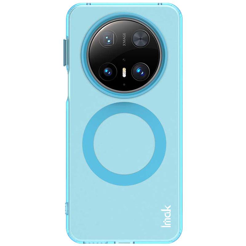

IMAK For Huawei Mate 70 Pro/Mate 70 Pro+ Case Compatible with MagSafe Candy Color Anti Drop TPU+PET Back Cover White