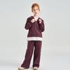 Montagut Kids' Faux Two-Piece Hooded Sweatshirt & Pants Set