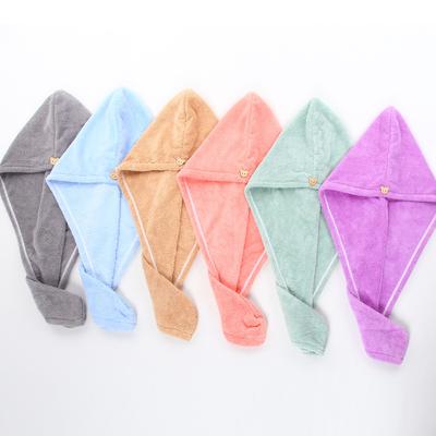 Women Bathroom Super Absorbent Quick-drying Thicker Microfiber Bath Towel Hair Dry Cap Salon Towel Rapid Drying Hair Towel