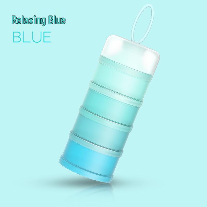 

MillyMally Портативная коробка для молочной смеси: Большая вместимость, мини-отделение для детских прогулок.