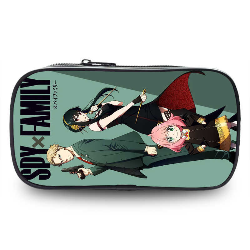 Pencil Case Spy X Family Spy Play House Ania Anime Peripheral Storage Bag Stationery Pencil Case Standard