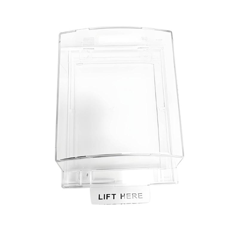 Fire Emergency Button Protective Device - High-strength Plastic Protective Device - Manual Call Point Guardrail - Easy Installation - Waterproof and