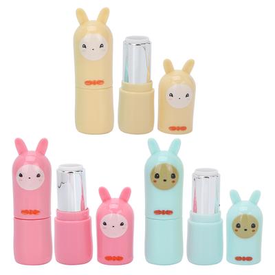 6 Stück Lippenbalsam-Hülsen-Set Leer Cartoon Tierform Make-up-Werkzeuge für DIY Selbstgemachter Lippenstift