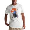 Nike T Shirts Men's White Crew Neck Moderate Straight Fit FD1332-110