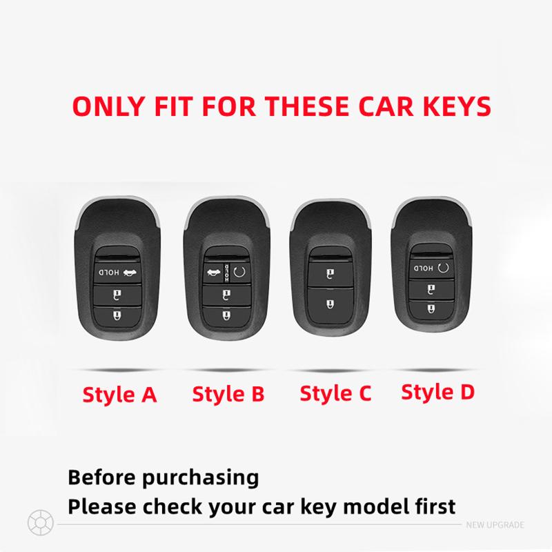 TPU Car Key Case Remote Cover Shell Holder Styling Fob For Honda New Accord 11th Gen Civic ZRV XRV HRV CRV Pilot Sport SI EX EXL CC88