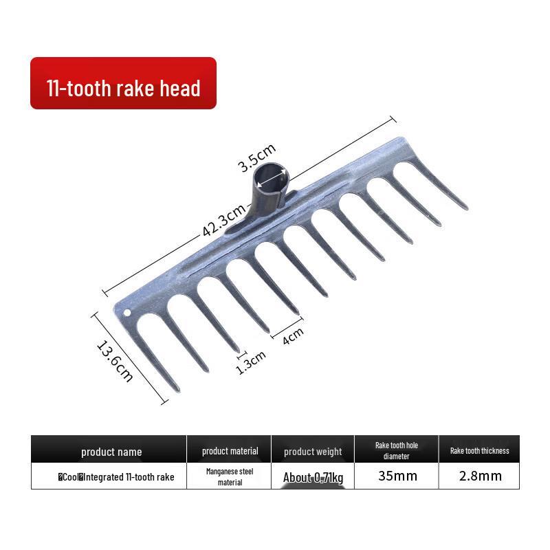 Manganese Steel Soil Loosening Rake