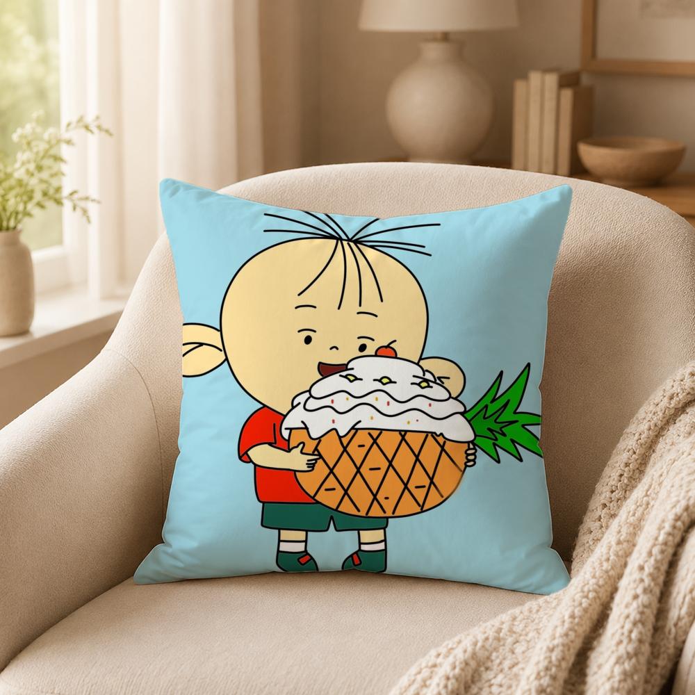 Cartoon B-Big Ear TutuS Cushion Cover Double-Sided Printed Pillow Cover Hypoallergenic Dust-Mite Proof
