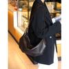 Cowhide Shoulder Women's Bag, Crossbody Women's Fashionable, Simple and Generous Practical Shell Bag, Solid Color Soft Leather Bag