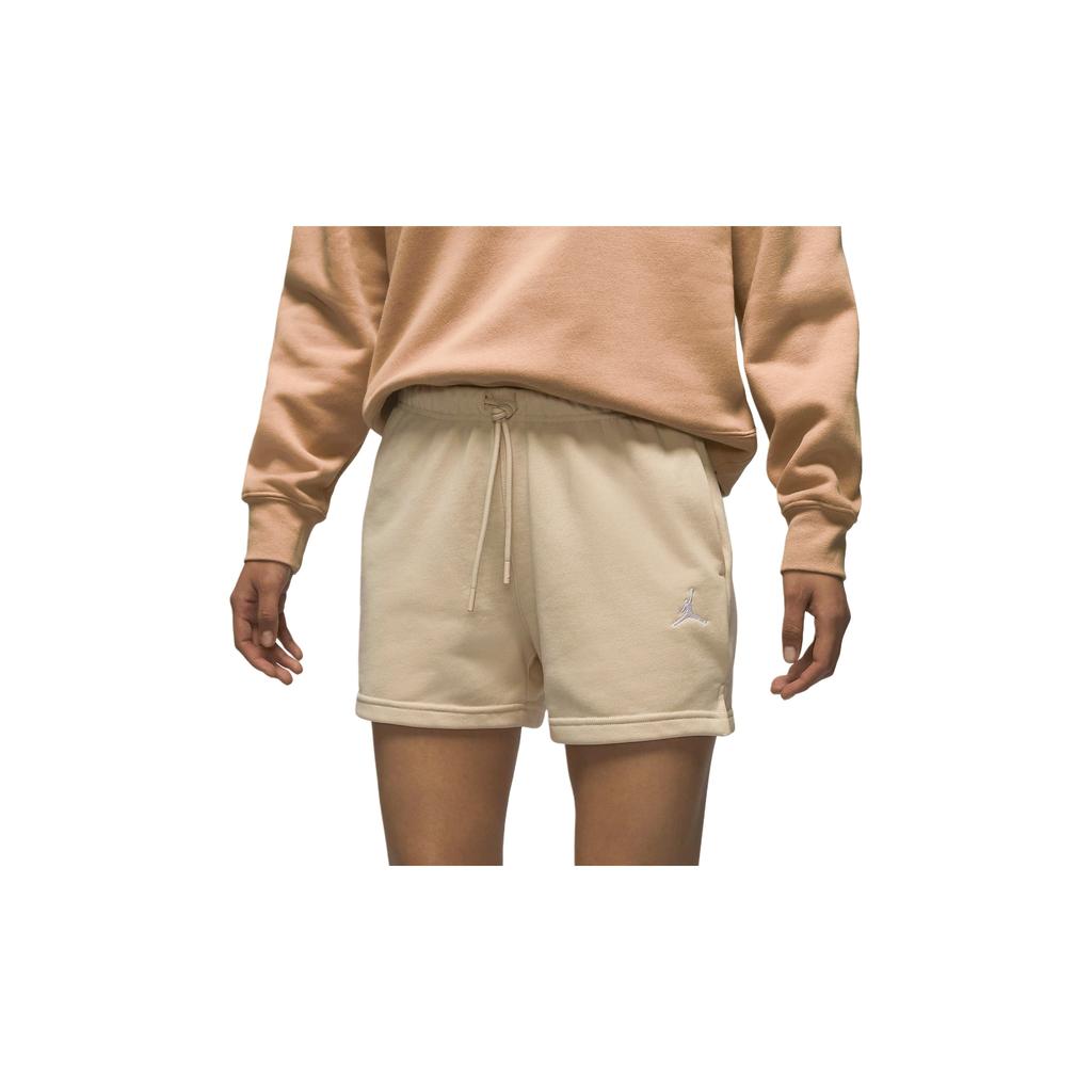 Jordan Brooklyn Comfortable Skin-Friendly Soft Three-Quarter Casual Shorts Women shorts Legendary-Light-Brown White HJ1366203