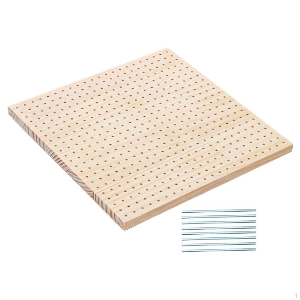 Virkade blockbrädor Mats Pegboard för med stift Granny Squares