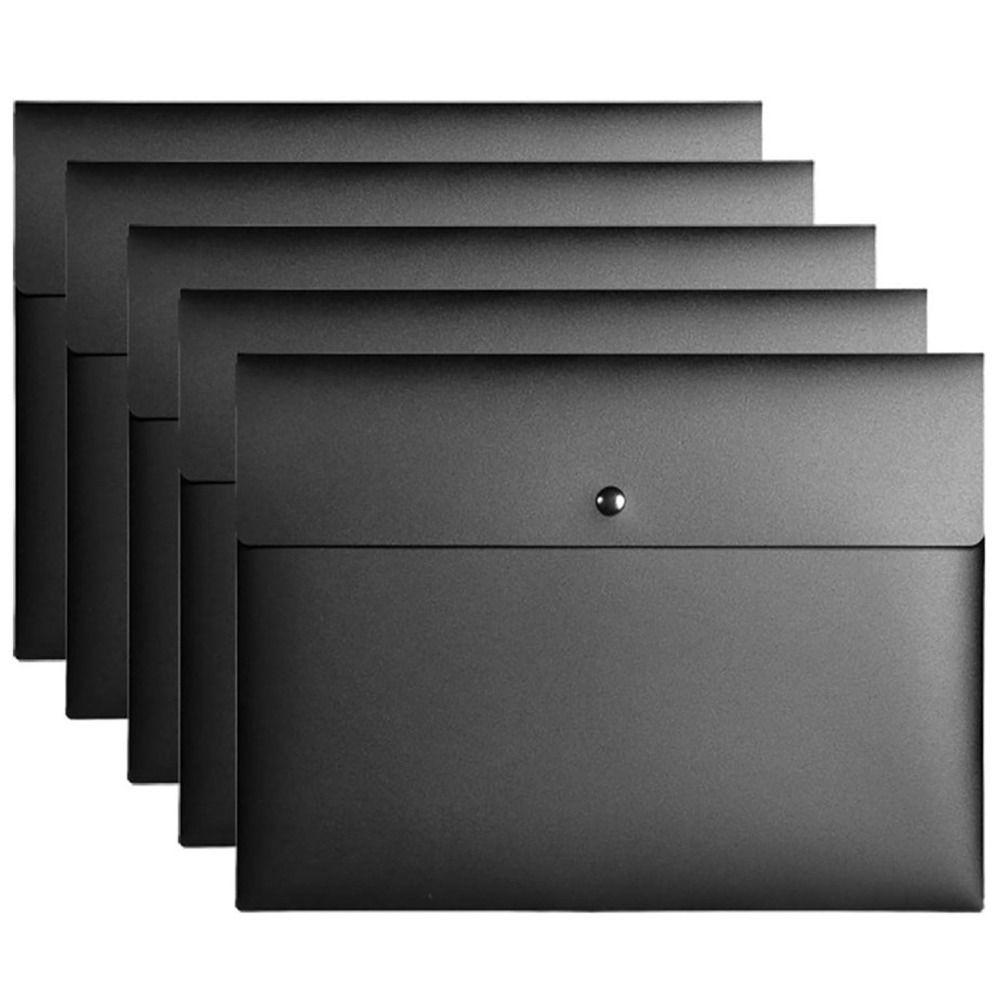 Cosmetic Makeup Bags Document Folder With Snap Button Closure File Organizer  Test Paper