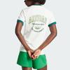 adidas Originals VRCT Graphic T-Shirt 'White Green' Women IN4110
