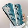 Roztomilý kreslený vzor krémová textura pouzdro vlnitý okraj měkký silikonový kryt pouzdro na telefon pro Huawei Honor Infinix Tecno iPhone