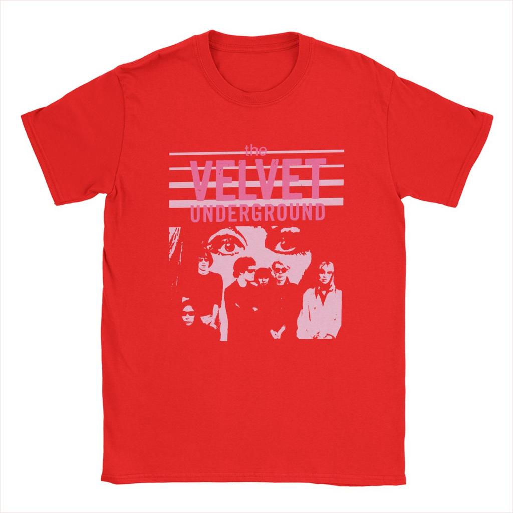 Pánské bavlněné tričko The Velvet Underground Vtipná trička s kulatým výstřihem Krátký rukáv Oblečení Nápad na dárek
