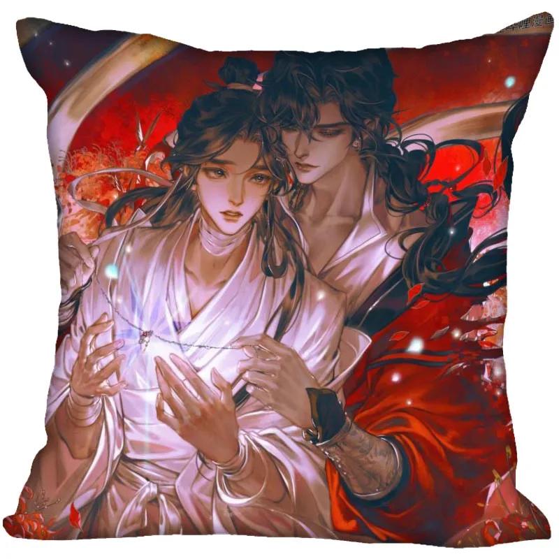 New Arrival Tian Guan Ci Fu Pillow Cover Bedroom Home Wedding Decorative Pillowcase Square Zipper Pillow Cases Soft No Fade 0913