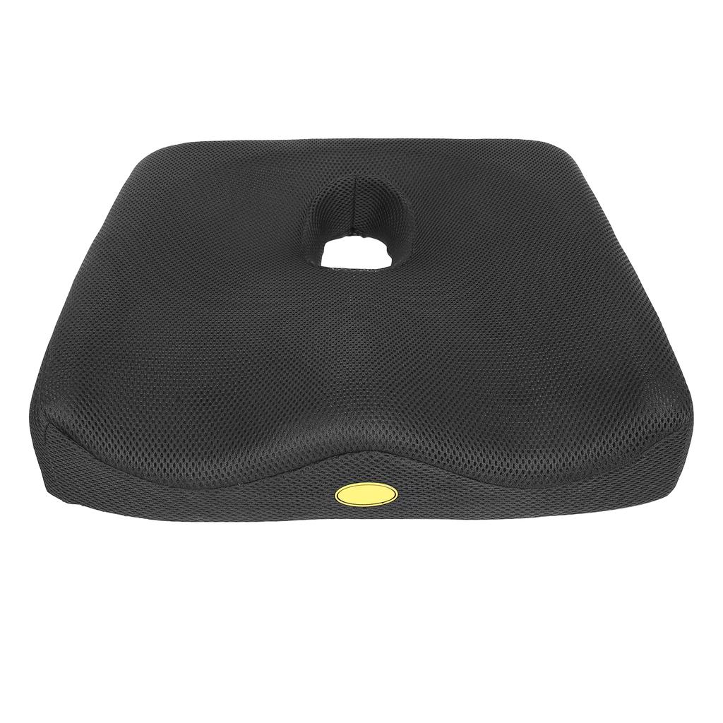 Seats Cushion Back Hip Tailbone Pain Sciatica Relief Coccyx Cushion for Office Car ChairBlack