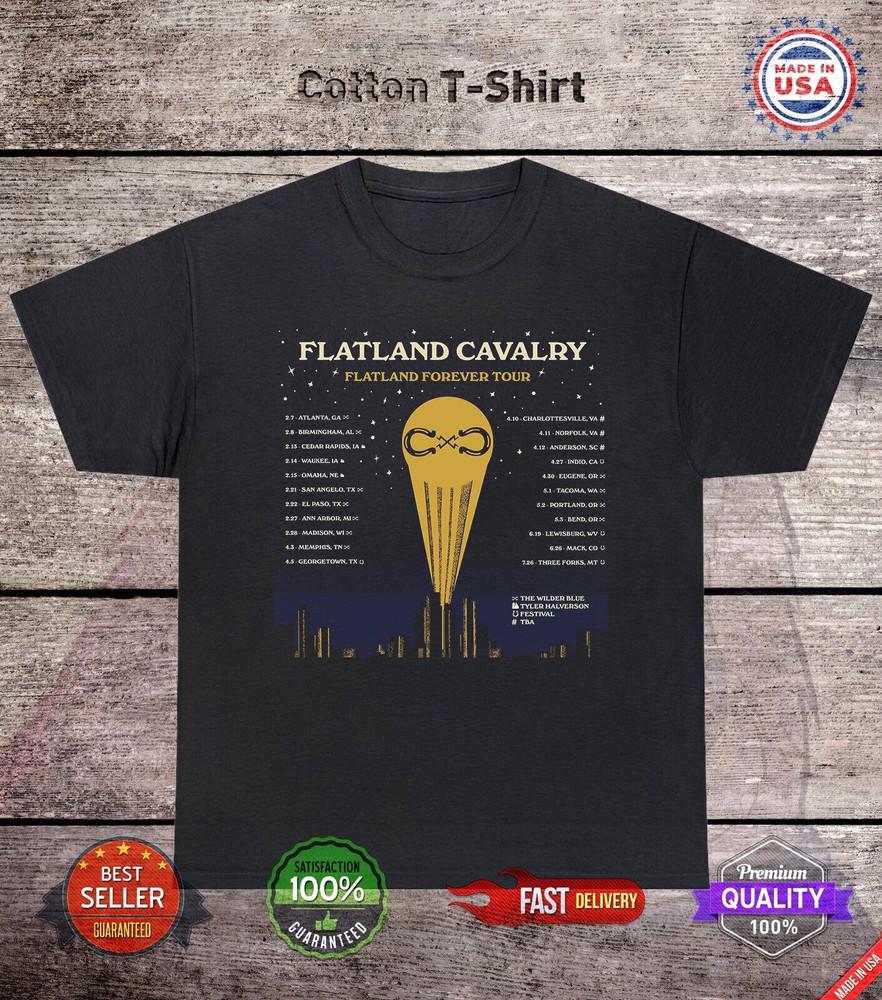 Flatland Cavalry 2025 Flatland Forever Tour T Shirt Full Size S- 5XL Unisex T-Shirt XL