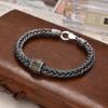Handmade Woven Foxtail Square Bracelet Width 6m Bead Men and Women High-end Couples