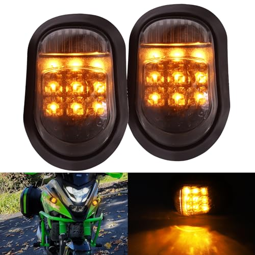 

Ygmylandbb Мотоциклетный мигающий фонарь 9 светодиодов 12 В Мотоциклетный указатель поворота Указатель направления Сигнальная лампа Рулевая фара Водонепроницаемый Пылезащитный Low El H