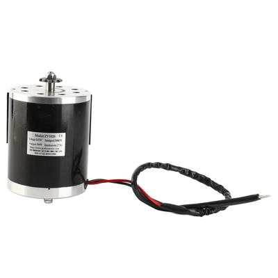 500W DC 24V Elektrischer Bürstenmotor mit Halterung für Elektroroller Elektrofahrrad Gokart