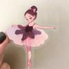 50Pcs Exquisite Girl Clothing Materials Phone Cases Laptop Ballet Girl Series Stickers Children'S Toy Pet Waterproof Decals