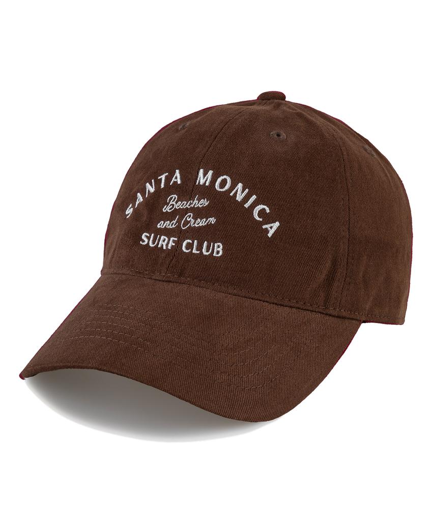 Bichiseuaenkeulim Santa Monica Cotton Ball Cap-Brown