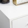 Office Cabinet for Printer, 3 Drawers, Shelves, Wheels, 80 x 40 x 65 cm, White