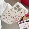 Glitter for IPhone16 for Apple Phone Case 13 Cherry Cat Shaker 15 Promax Stand 17 Pendant