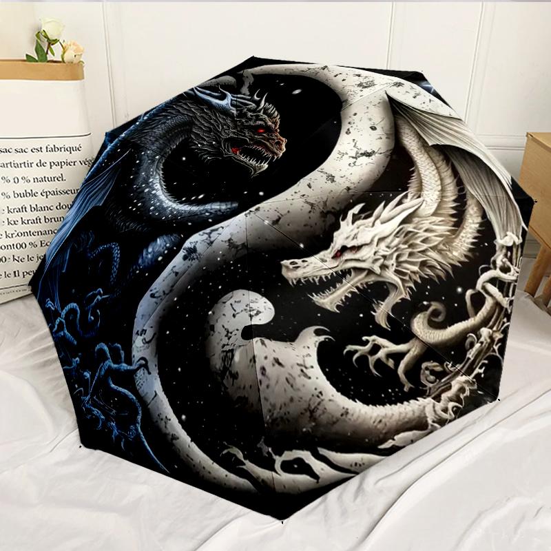 

Fantasy Dragon Artwork 8-Frame for Travel, camping, Casual Lightweight Portable Umbrella, Essential for every family Holidays Birthday Gift