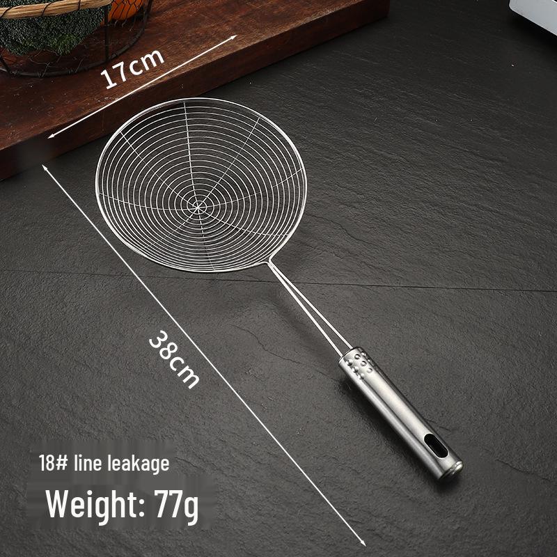 Stainless Steel Fine Mesh Skimmer Colander & Noodle Strainer Spoon