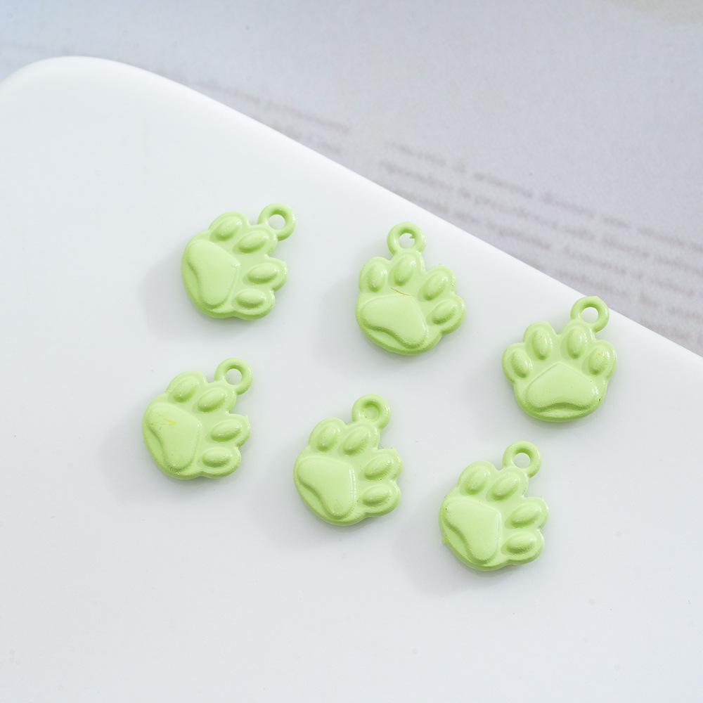 10X12Mm Legierung Farbig Katze Kralle Anhänger Halskette Armband Anhänger DIY Handgefertigter Schmuck Tierkralle Zubehör Produktion