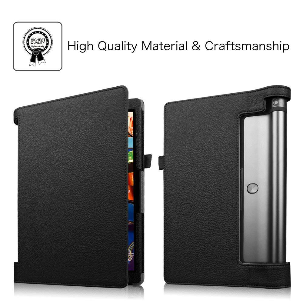 Funda para lenovo yoga tab 3 10.1 YT-X50F caso suporte dobrável litchi capa de couro tablet caso