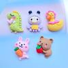 10Pcs New Resin Cute Mixed Mini Animal Series Flat Back Cabochon Scrapbooking Hair Bow Center Embellishments DIY Accessories J87