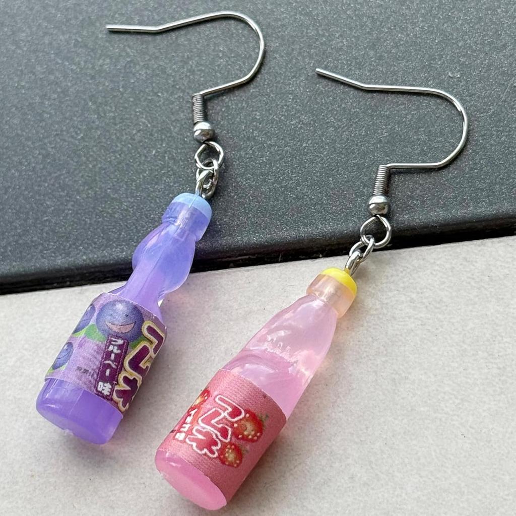 Korean-Pop Earrings Soda Pop Music Matching Birthday Party Friendship BFF Gifts For Fans Decor Halloween Outfits