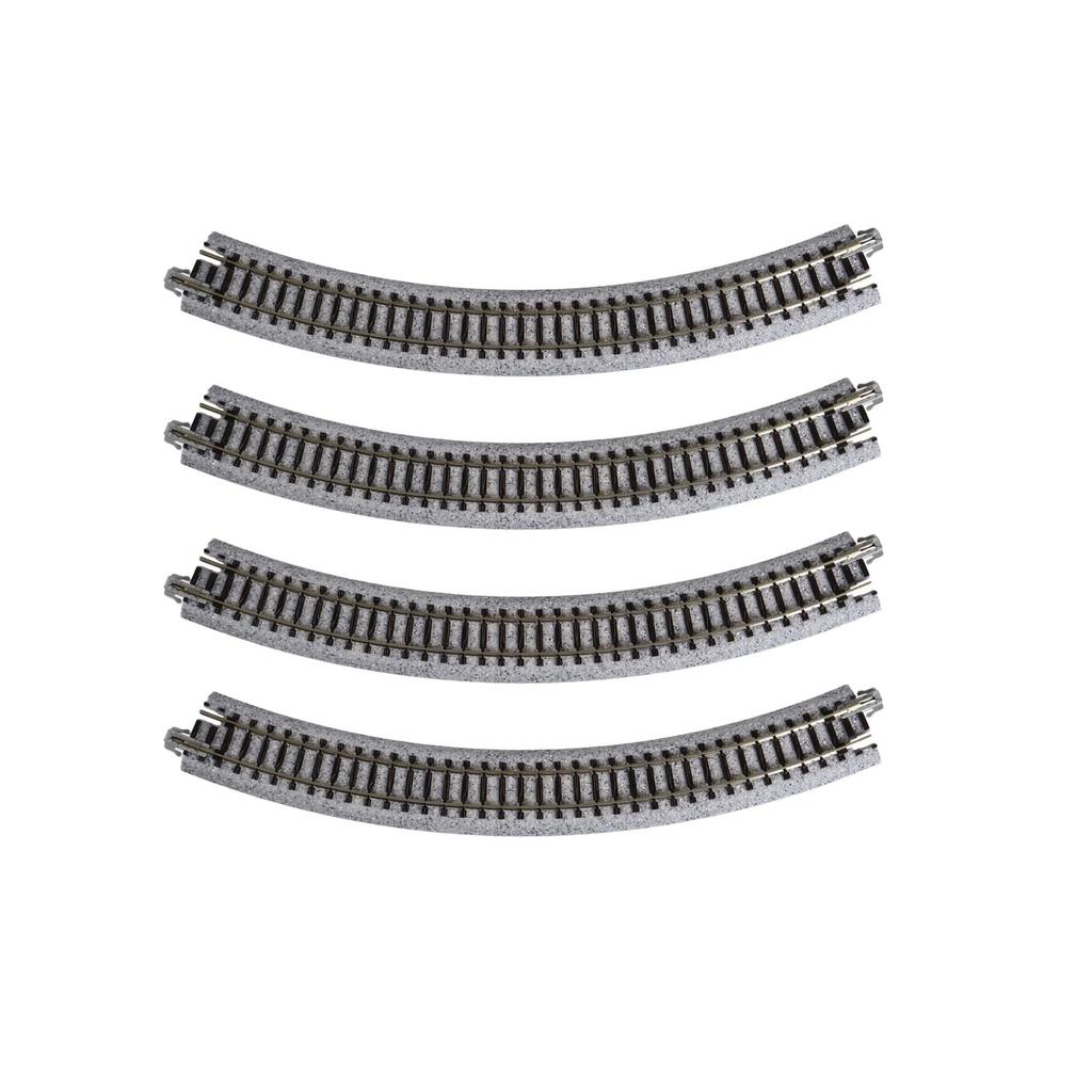 KATO N Gauge Curved Track R249-45 4pcs Set 20-100 Model Train Railway Accessories