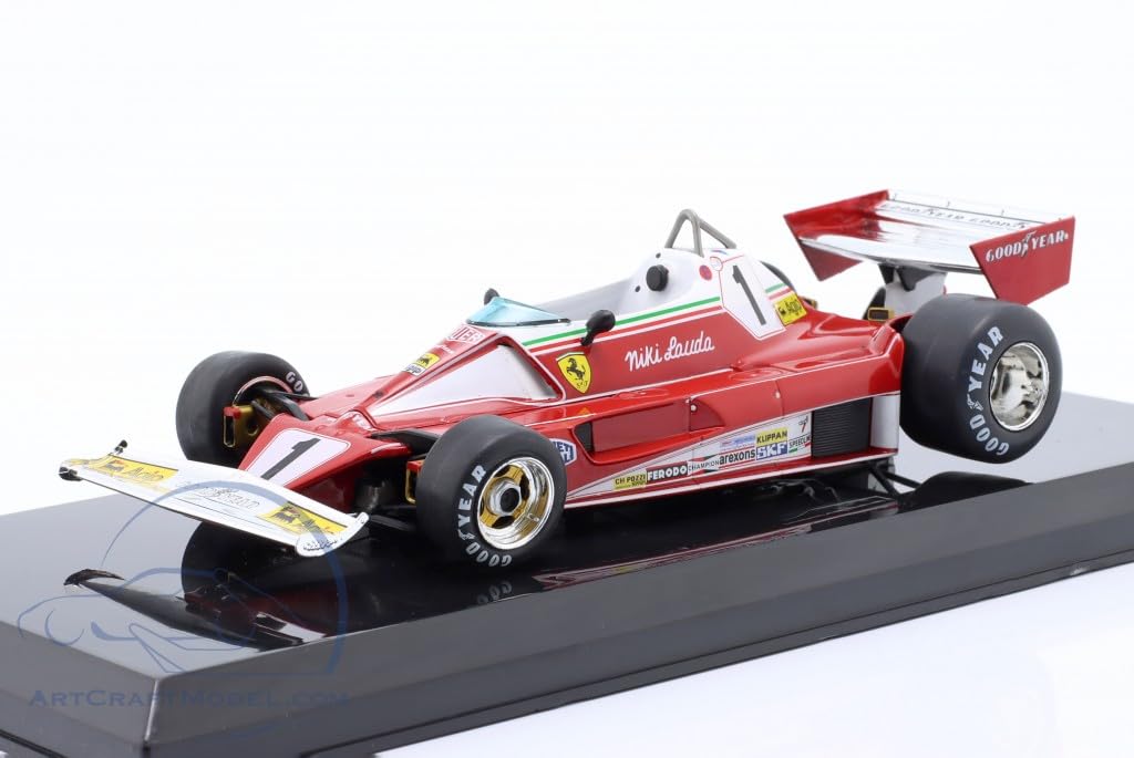 F1 Niki Lauda Scale Diecast Model Ferrari World Blister Pack 1/24 Car, 312T, Champion, 1976, [Used]