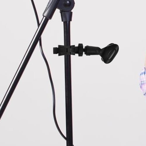 Alasum Microphone Clip Holder, Set of 2, Universal Microphone Stand/Handheld Microphone Extension Clip, U-Shaped Microphone Clip